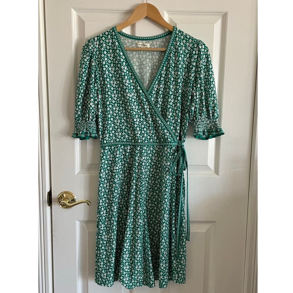 Max Studio Short Sleeve Faux Wrap Dress Size Small
